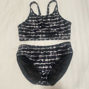 Athleta Girl Reversible Camo Tie Dye Bikini Set - Size XL